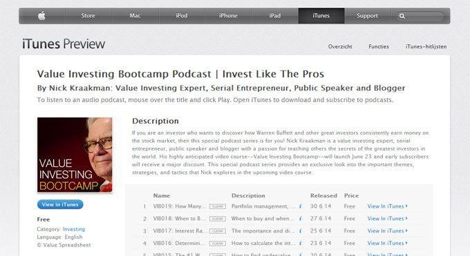Value Investing Bootcamp podcast